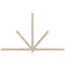 Ekena Millwork Kennewick Smooth Timber Gable Bracket, Douglas Fir, 108"W x 63"H x 1 1/2"D x 3 1/2"F, 14/12 Pitch GBW108X63X0204KEN00SDF - alternate 1